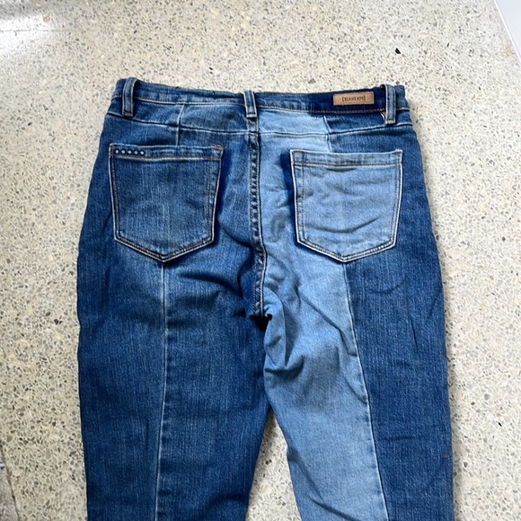 BLANK-NYC the reade crop patchwork jeans size 27 - Picture 5 of 10